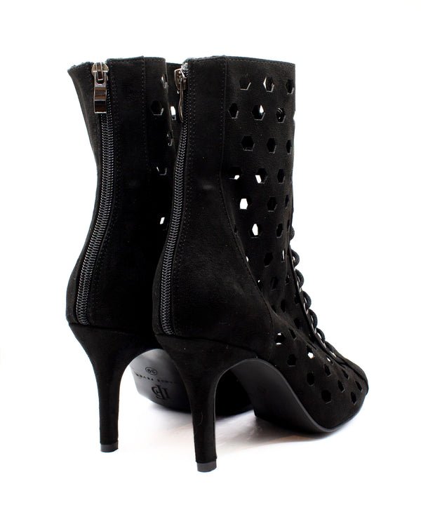 Ladies Dance Booties in Black - (COBRA) - Rockabilly Australia Pty Ltd