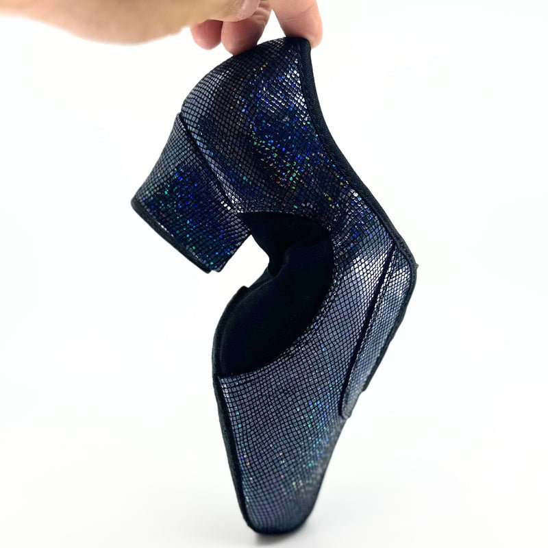Ladies, Split - Sole, 1.5inch Cuban Heel, Practice Dance Shoe In Premium Unique Genuine Leather - (S923) - Rockabilly Australia Pty Ltd