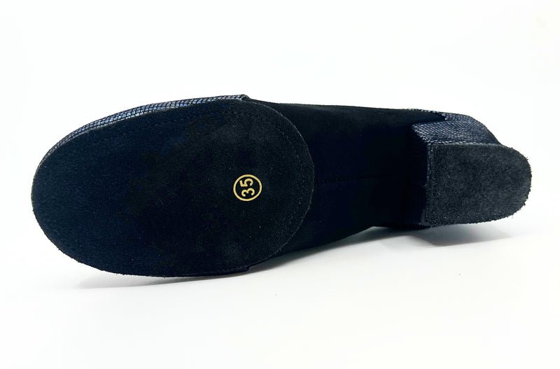 Ladies, Split - Sole, 1.5inch Cuban Heel, Practice Dance Shoe In Premium Unique Genuine Leather - (S923) - Rockabilly Australia Pty Ltd