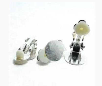 Las Vegas Starburst Stars Hoop Acrylic Earrings, Blue Glitter Hoop & Silver Stars. LV Glitter Strip Inspired Earrings. Atomic Age Earrings. - Rockabilly Australia Pty Ltd