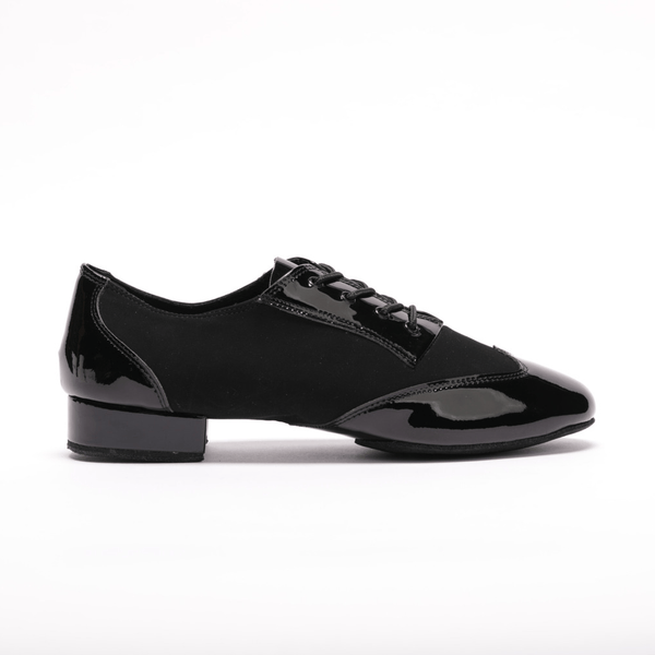 Men's 1950's inspired, Patent Leather and Suede, Split - Sole Dance Shoe - (7777S) - Rockabilly Australia Pty Ltd