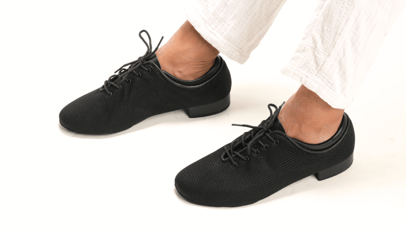 Men's Unique, Breathable Micro fibre and Leather, Spilt Sole, 1 Inch Standard Heel, Dance Shoe - (20M102) - Rockabilly Australia Pty Ltd