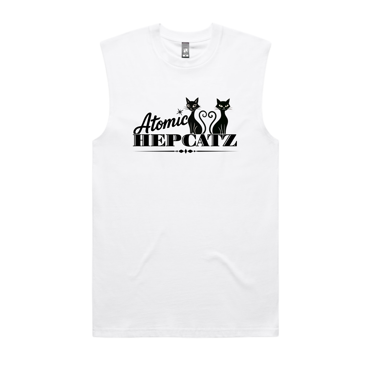 White Atomic Hepcatz Men’s Classic Tank (5073)