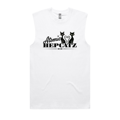 White Atomic Hepcatz Men’s Classic Tank (5073)