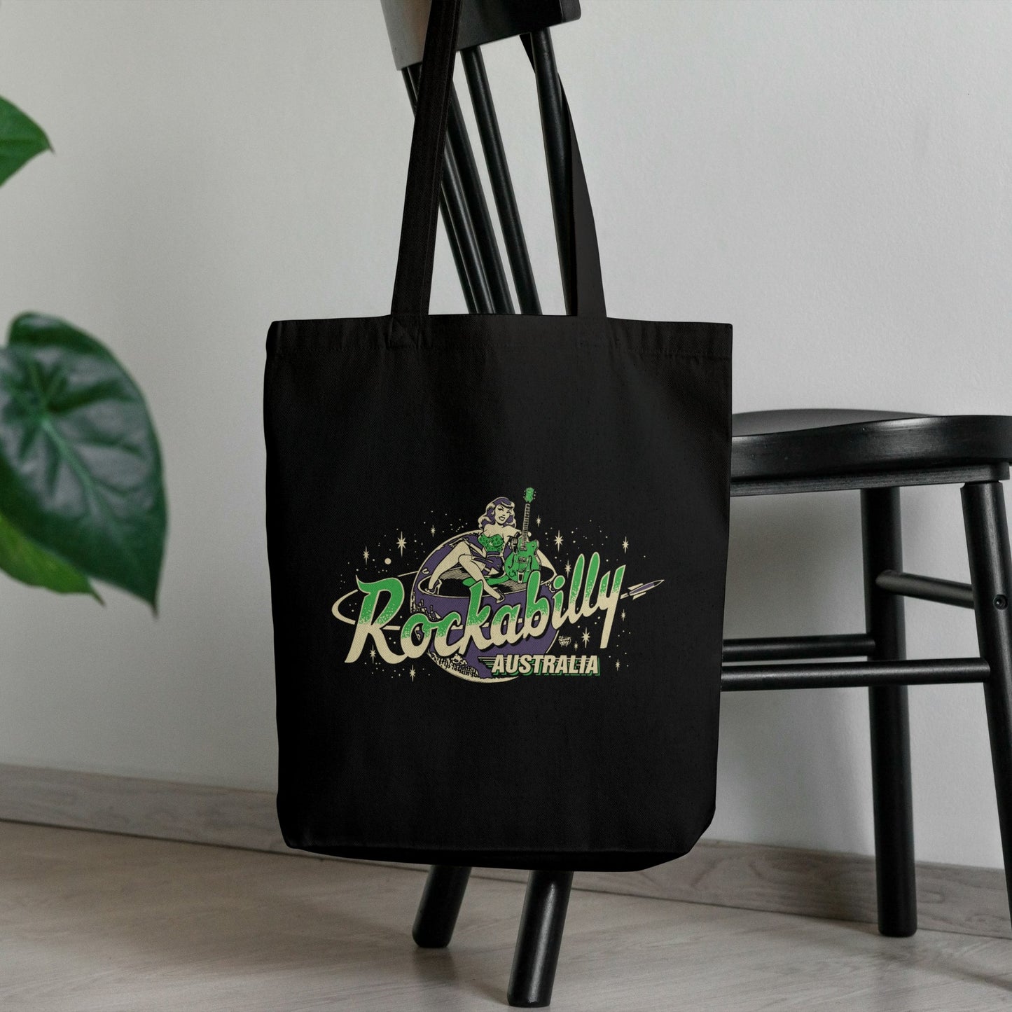 Rockabilly Australia Tote Bag with Colour Logo - Rockabilly Australia Pty Ltd