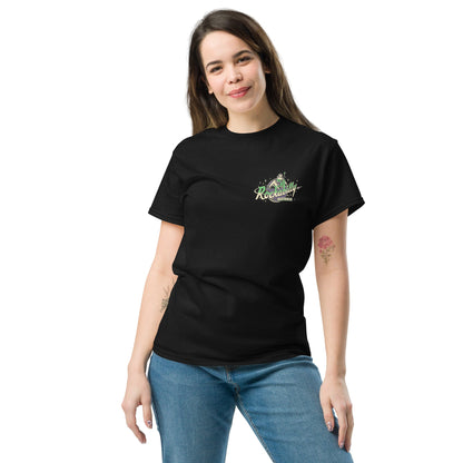 Rockabilly Australia Unisex Crew Tee with Colour Logo in Black - Rockabilly Australia Pty Ltd