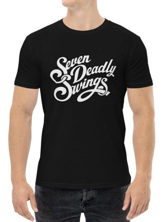 Seven Deadly Swings - Printed Unisex Band Tee - Rockabilly Australia Pty Ltd