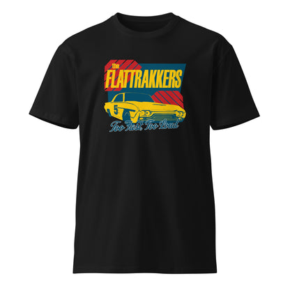 The Flattrakkers NASCAR Style Unisex Tee in Black - Rockabilly Australia Pty Ltd