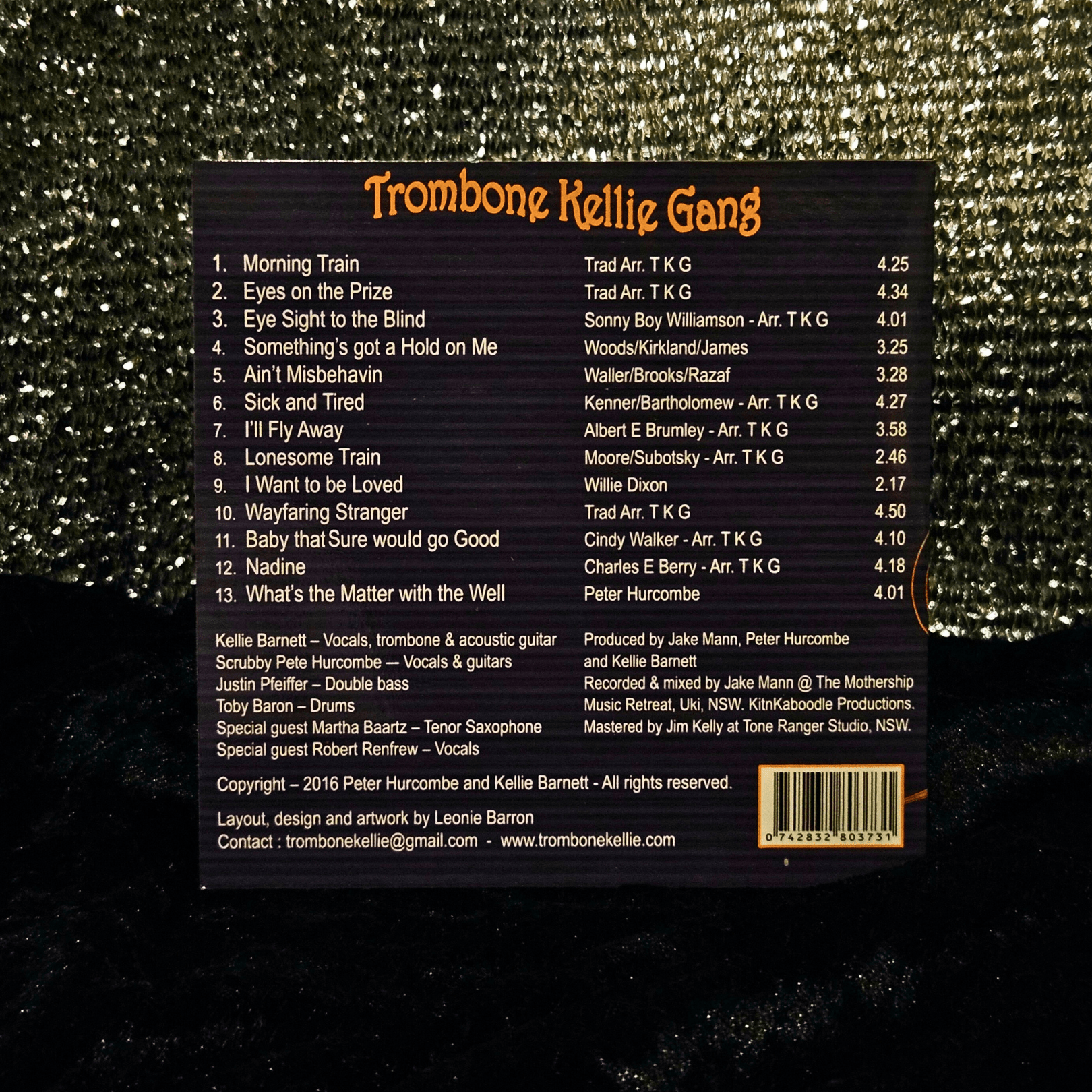 Trombone Kellie Gang CD - Rockabilly Australia Pty Ltd