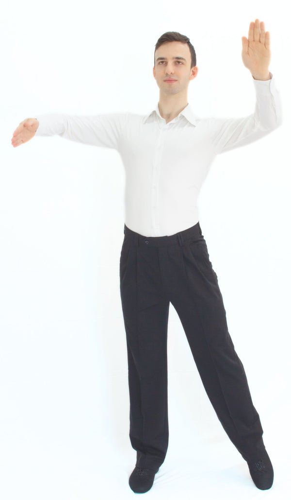 White Long Sleeve Shirt - Rockabilly Australia Pty Ltd