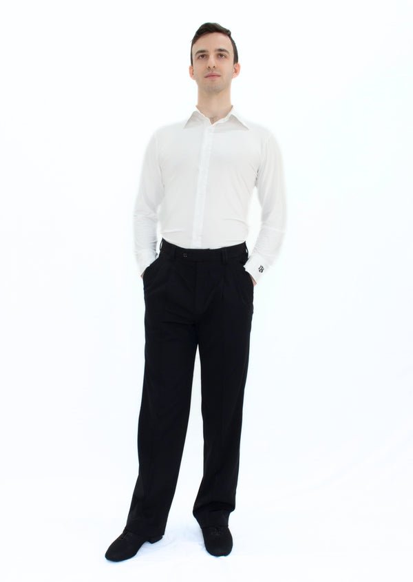 White Long Sleeve Shirt - Rockabilly Australia Pty Ltd