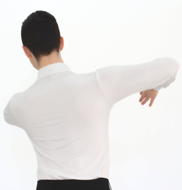White Long Sleeve Shirt - Rockabilly Australia Pty Ltd