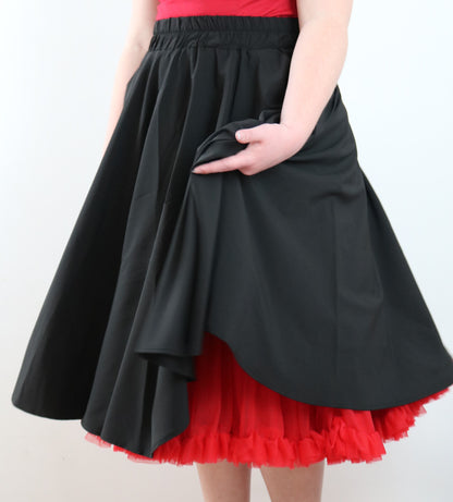 Ladies Full Circle, Rock And Roll Skirt With Pockets - (SK) - Rockabilly Australia Pty Ltd